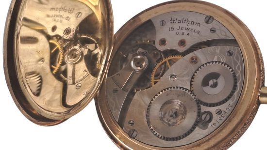 Goldene Taschenuhr