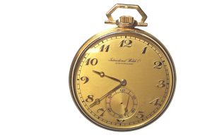 Goldene Herren Taschenuhr