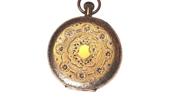 Goldene Damen Taschenuhr