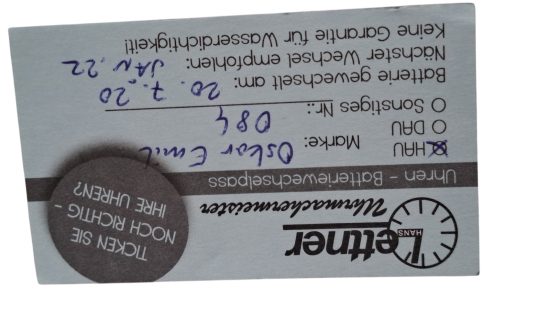 Herrenarmbanduhr