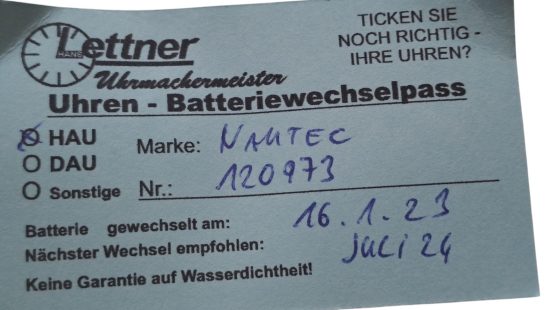 Herrenarmbanduhr