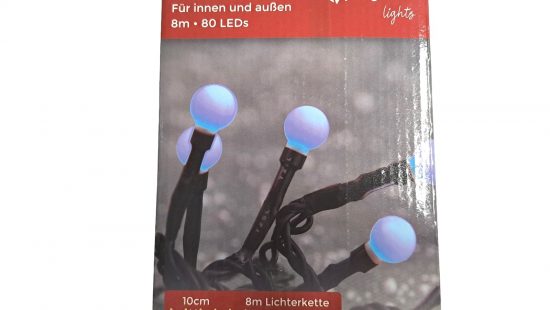 Lichterkette Berry blue