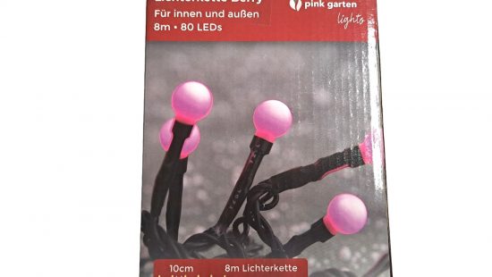 Lichterkette Berry pink