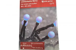 Lichterkette Berry blue