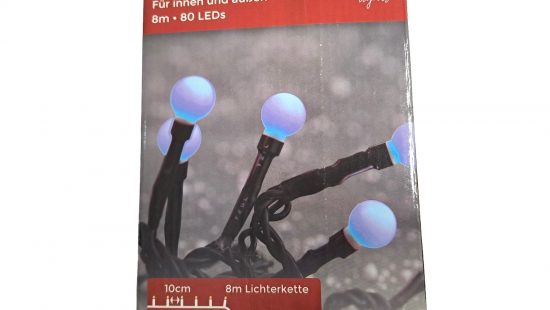 Lichterkette Berry blue