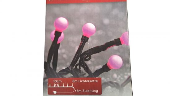 Lichterkette Berry pink