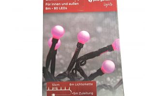 Lichterkette Berry pink