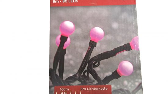 Lichterkette Berry pink