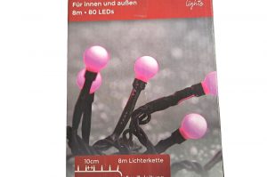 Lichterkette Berry pink