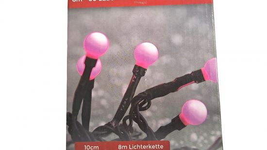 Lichterkette Berry pink