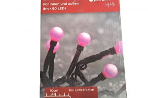 Lichterkette Berry pink