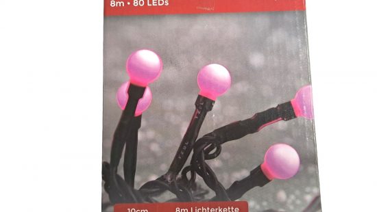 Lichterkette Berry pink