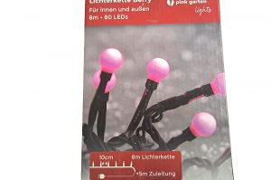 Lichterkette Berry pink