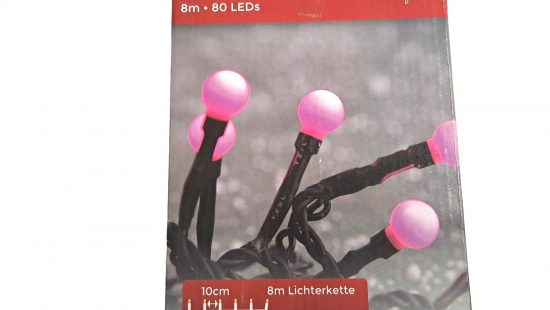 Lichterkette Berry pink