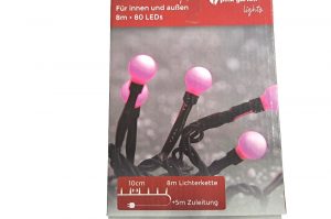 Lichterkette Berry pink