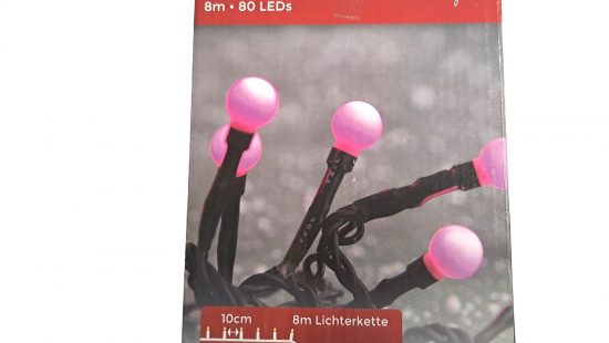 Lichterkette Berry pink