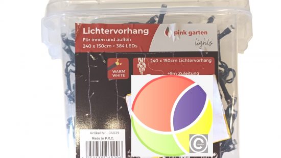 Lichtervorhang