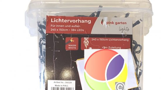 Lichtervorhang