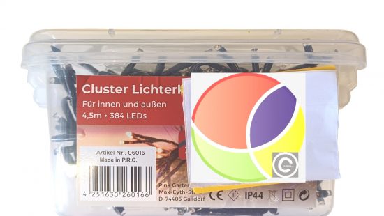 Cluster Lichterkette