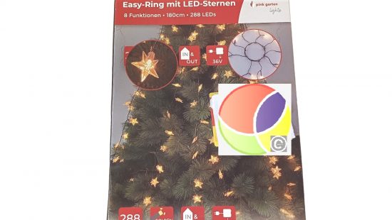 Easy Ring mit Led Sternen