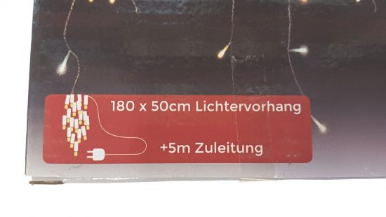 Lichtervorhang