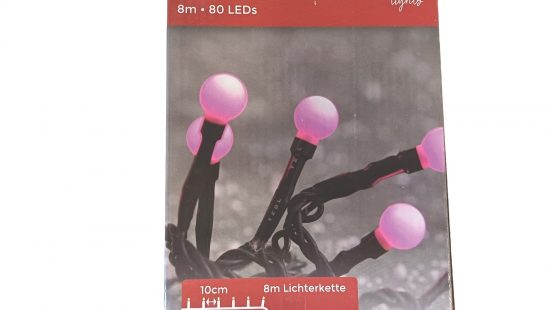 Lichterkette Berry pink