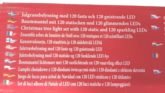 Led Lichterkette innen