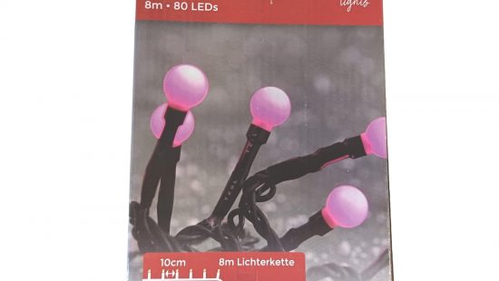 Lichterkette Berry pink