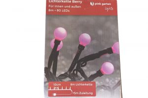 Lichterkette Berry pink