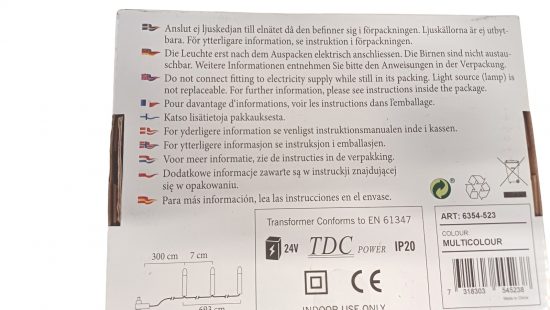 Led Lichterkette innen