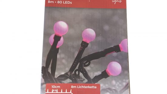 Lichterkette Berry pink