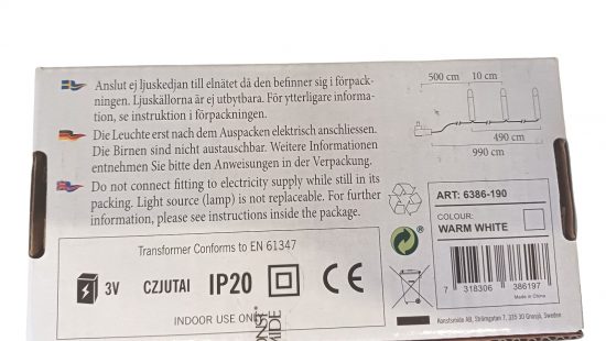 Led Lichterkette innen