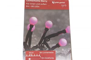 Lichterkette Berry pink