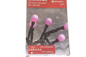 Lichterkette Berry pink