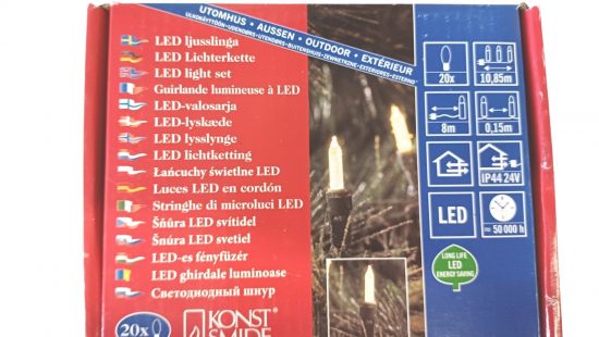 Led Lichterkette außen