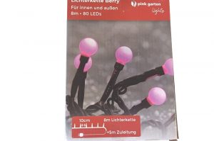 Lichterkette Berry pink