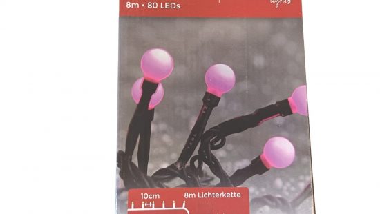 Lichterkette Berry pink