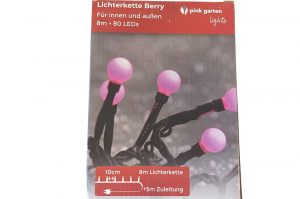 Lichterkette Berry pink