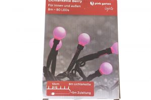 Lichterkette Berry pink