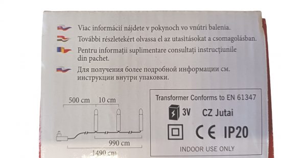 Led Lichterkette innen