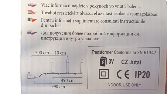 Led Lichterkette innen