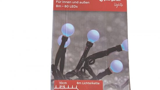 Lichterkette Berry blue