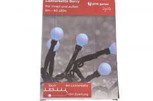 Lichterkette Berry blue