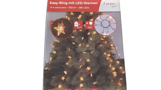 Easy Ring mit Led Sternen