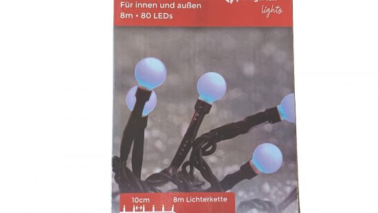 Lichterkette Berry blue