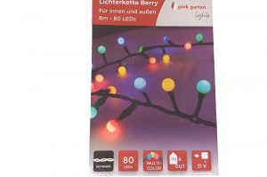 Lichterkette Berry bunt