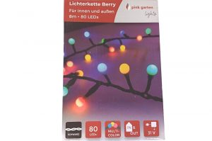 Lichterkette Berry bunt