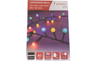 Lichterkette Berry bunt