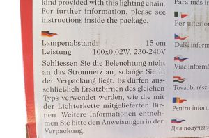 Led Lichterkette innen