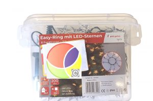 Easy Ring mit Led Sternen